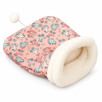 Dreamy Tails™ Cozy Plush Pet Bed